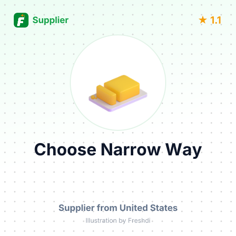 Choose Narrow Way – summary card, no photo uploaded yet
