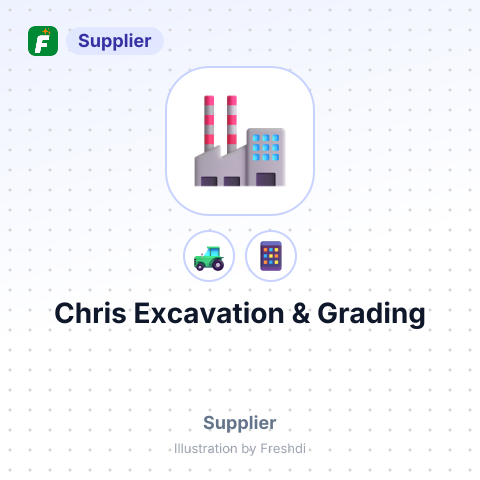 Chris Excavation & Grading – summary card, no photo uploaded yet