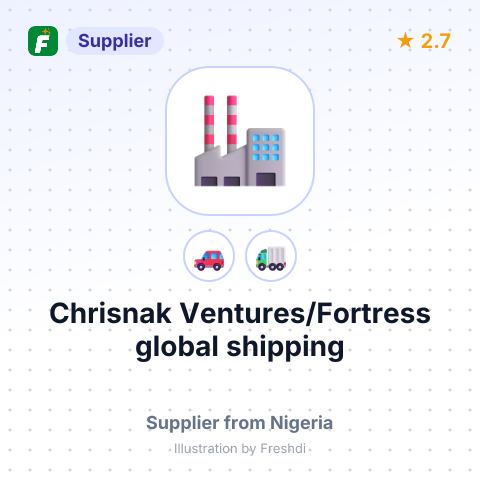 Chrisnak Ventures/Fortress global shipping – summary card, no photo uploaded yet