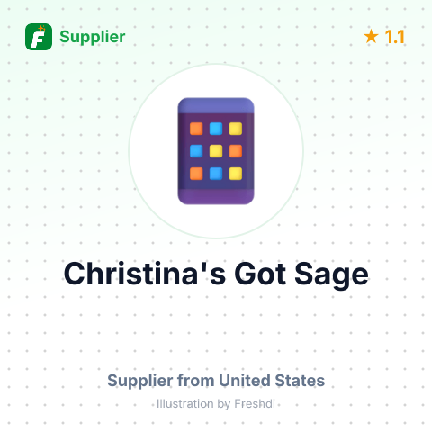 Christina's Got Sage  – summary card, no photo uploaded yet