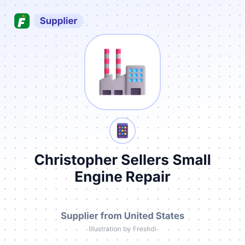 Christopher Sellers  Small Engine Repair – summary card, no photo uploaded yet
