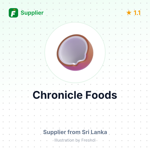 Chronicle Foods  – summary card, no photo uploaded yet