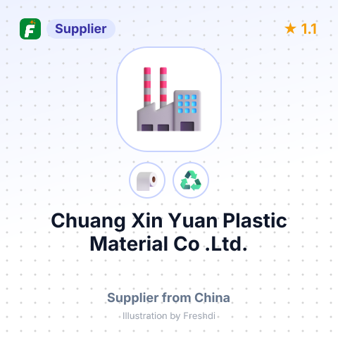 Chuang Xin Yuan Plastic Material Co .Ltd. – summary card, no photo uploaded yet