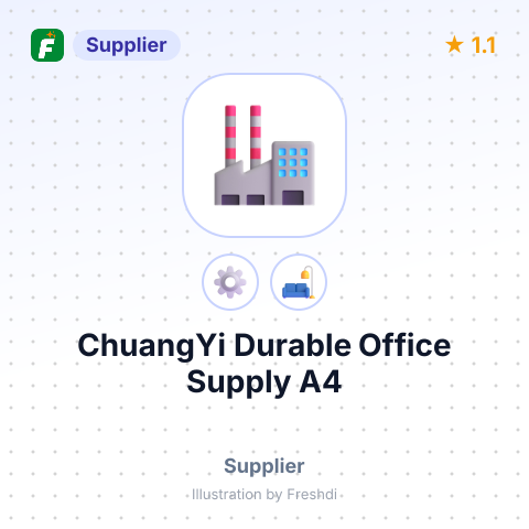 ChuangYi Durable Office Supply A4 – summary card, no photo uploaded yet