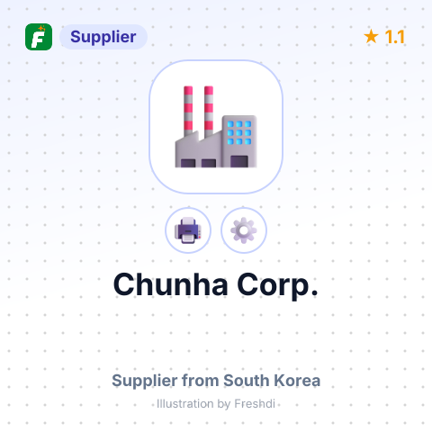 Chunha Corp. – summary card, no photo uploaded yet