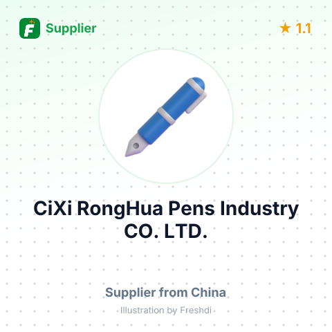 CiXi RongHua Pens Industry CO. LTD. – summary card, no photo uploaded yet