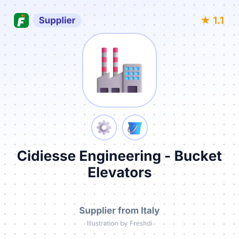 Cidiesse Engineering - Bucket Elevators – summary card, no photo uploaded yet