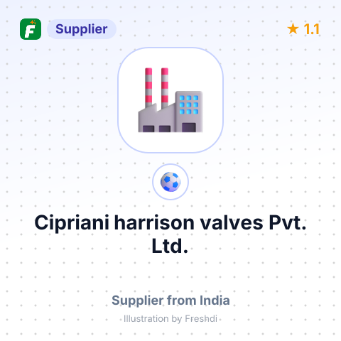 Cipriani harrison valves Pvt. Ltd. – summary card, no photo uploaded yet