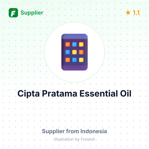 Cipta Pratama Essential Oil – summary card, no photo uploaded yet