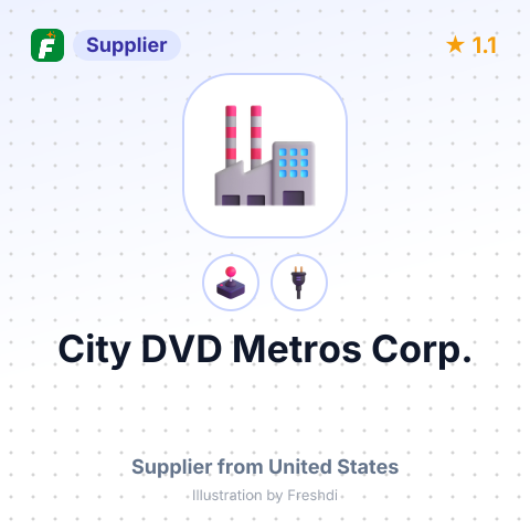 City DVD Metros Corp. – summary card, no photo uploaded yet