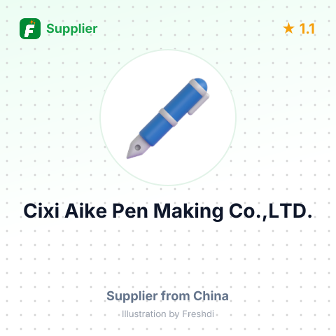 Cixi Aike Pen Making Co.,LTD. – summary card, no photo uploaded yet