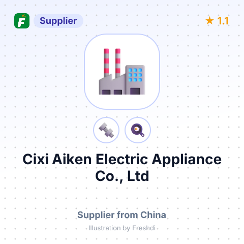 Cixi Aiken Electric Appliance Co., Ltd – summary card, no photo uploaded yet