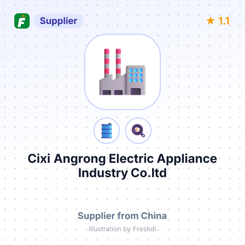 Cixi Angrong Electric Appliance Industry Co.ltd – summary card, no photo uploaded yet