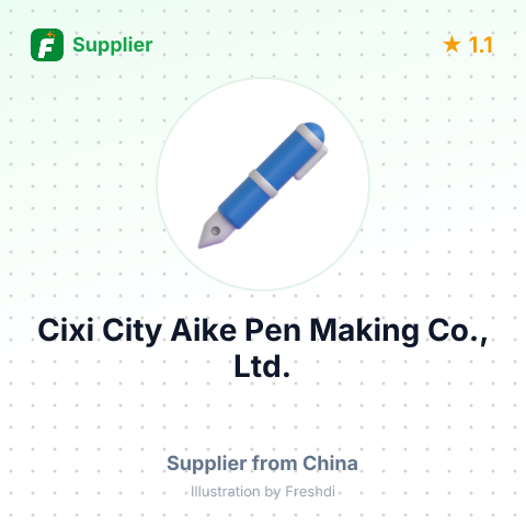 Cixi City Aike Pen Making Co., Ltd. – summary card, no photo uploaded yet