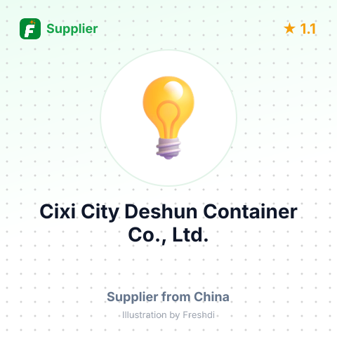Cixi City Deshun Container Co., Ltd.  – summary card, no photo uploaded yet