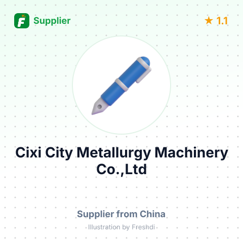 Cixi City Metallurgy Machinery Co.,Ltd – summary card, no photo uploaded yet