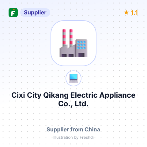 Cixi City Qikang Electric Appliance Co., Ltd. – summary card, no photo uploaded yet