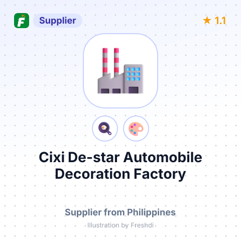 Cixi De-star Automobile Decoration Factory – summary card, no photo uploaded yet