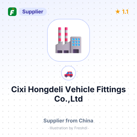 Cixi Hongdeli Vehicle Fittings Co.,Ltd – summary card, no photo uploaded yet