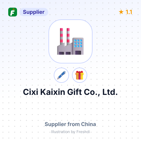 Cixi Kaixin Gift Co., Ltd. – summary card, no photo uploaded yet