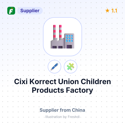 Cixi Korrect Union Children Products Factory – summary card, no photo uploaded yet