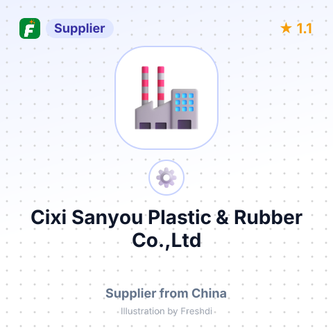 Cixi Sanyou Plastic & Rubber Co.,Ltd – summary card, no photo uploaded yet