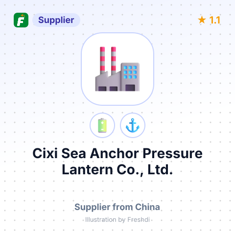 Cixi Sea Anchor Pressure Lantern Co., Ltd. – summary card, no photo uploaded yet