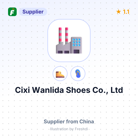 Cixi Wanlida Shoes Co., Ltd – summary card, no photo uploaded yet