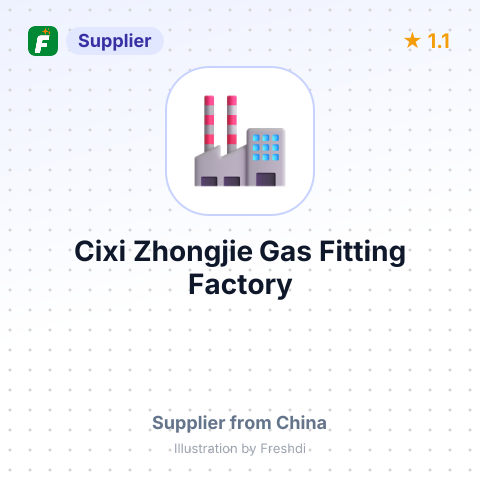Cixi Zhongjie Gas Fitting Factory – summary card, no photo uploaded yet