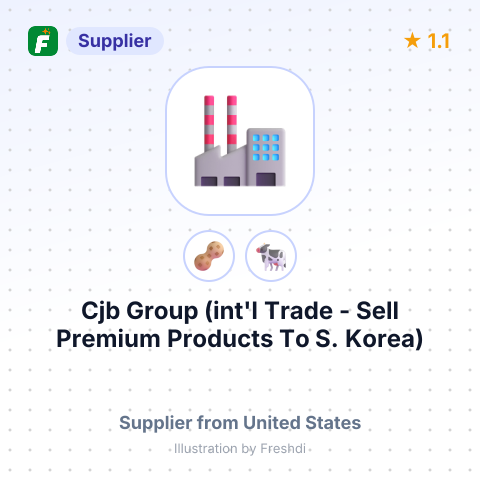 Cjb Group (int'l Trade - Sell Premium Products To S. Korea)  – summary card, no photo uploaded yet