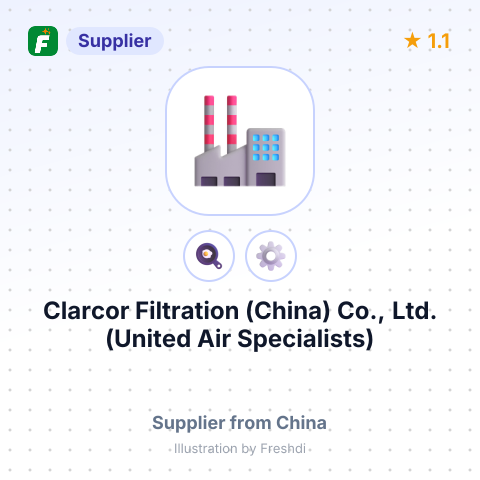 Clarcor Filtration (China) Co., Ltd. (United Air Specialists) – summary card, no photo uploaded yet