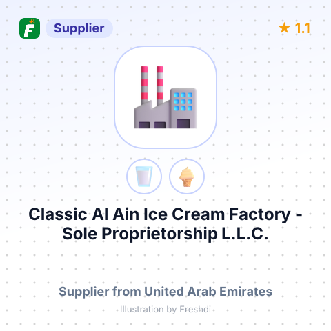 Classic Al Ain Ice Cream Factory - Sole Proprietorship L.L.C. – summary card, no photo uploaded yet