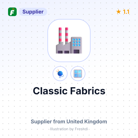 Classic Fabrics – summary card, no photo uploaded yet