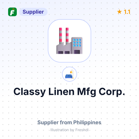 Classy Linen Mfg Corp. – summary card, no photo uploaded yet