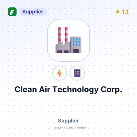 Clean Air Technology Corp. – summary card, no photo uploaded yet