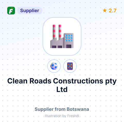 Clean Roads Constructions pty Ltd – summary card, no photo uploaded yet