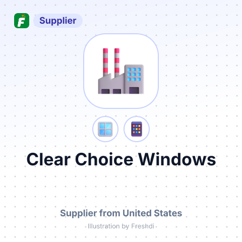 Clear Choice Windows – summary card, no photo uploaded yet