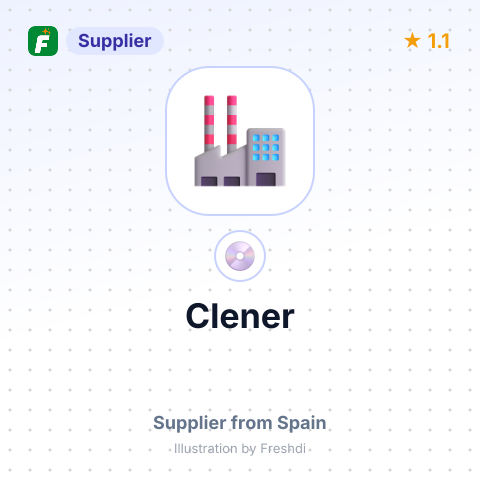 Clener – summary card, no photo uploaded yet