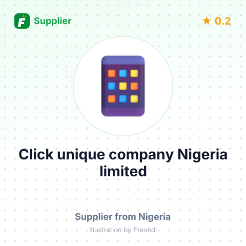 Click unique company Nigeria limited – summary card, no photo uploaded yet