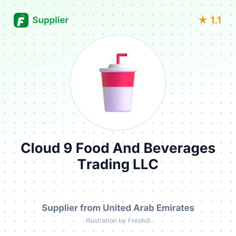 Cloud 9 Food And Beverages Trading LLC  – summary card, no photo uploaded yet