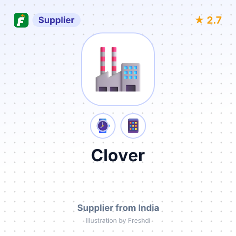 Clover – summary card, no photo uploaded yet
