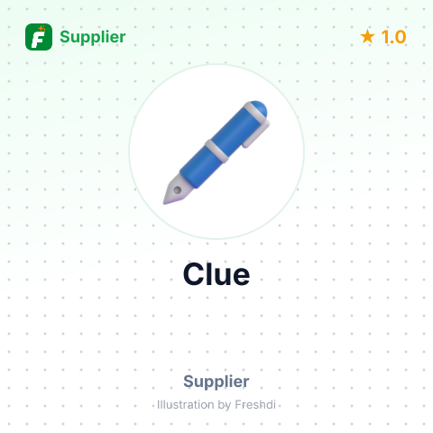 Clue – summary card, no photo uploaded yet