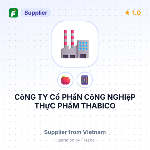 CôNG TY Cổ PHầN CôNG NGHIệP THựC PHẩM THABICO – summary card, no photo uploaded yet