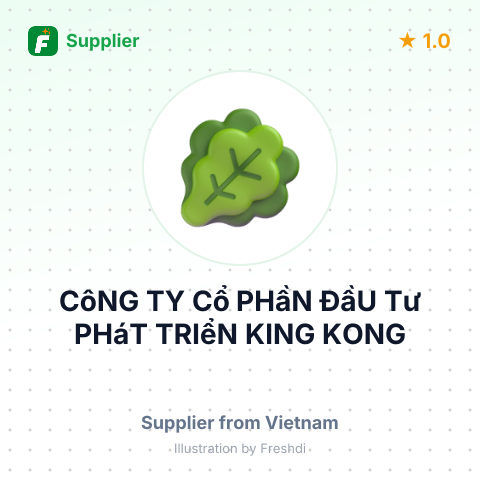 CôNG TY Cổ PHầN ĐầU Tư PHáT TRIểN KING KONG – summary card, no photo uploaded yet