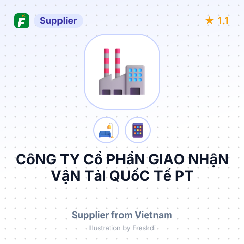 CôNG TY Cổ PHầN GIAO NHậN VậN TảI QUốC Tế PT – summary card, no photo uploaded yet