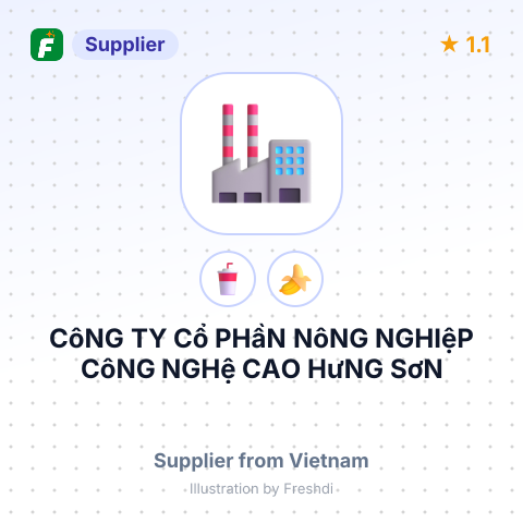 CôNG TY Cổ PHầN NôNG NGHIệP CôNG NGHệ CAO HưNG SơN – summary card, no photo uploaded yet
