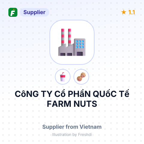 CôNG TY Cổ PHầN QUốC Tế FARM NUTS – summary card, no photo uploaded yet