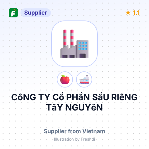 CôNG TY Cổ PHầN SầU RIêNG TâY NGUYêN – summary card, no photo uploaded yet
