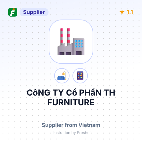 CôNG TY Cổ PHầN TH FURNITURE – summary card, no photo uploaded yet