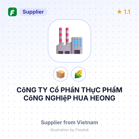 CôNG TY Cổ PHầN THựC PHẩM CôNG NGHIệP HUA HEONG – summary card, no photo uploaded yet